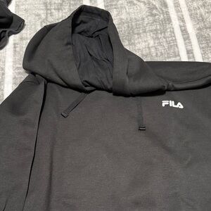 Fila Men's Charcoal Hoodie